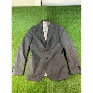 Pour Homme Mens Classic‎ Fit Gray Wool Blend Blazer Suit Jacket Business Size 48
